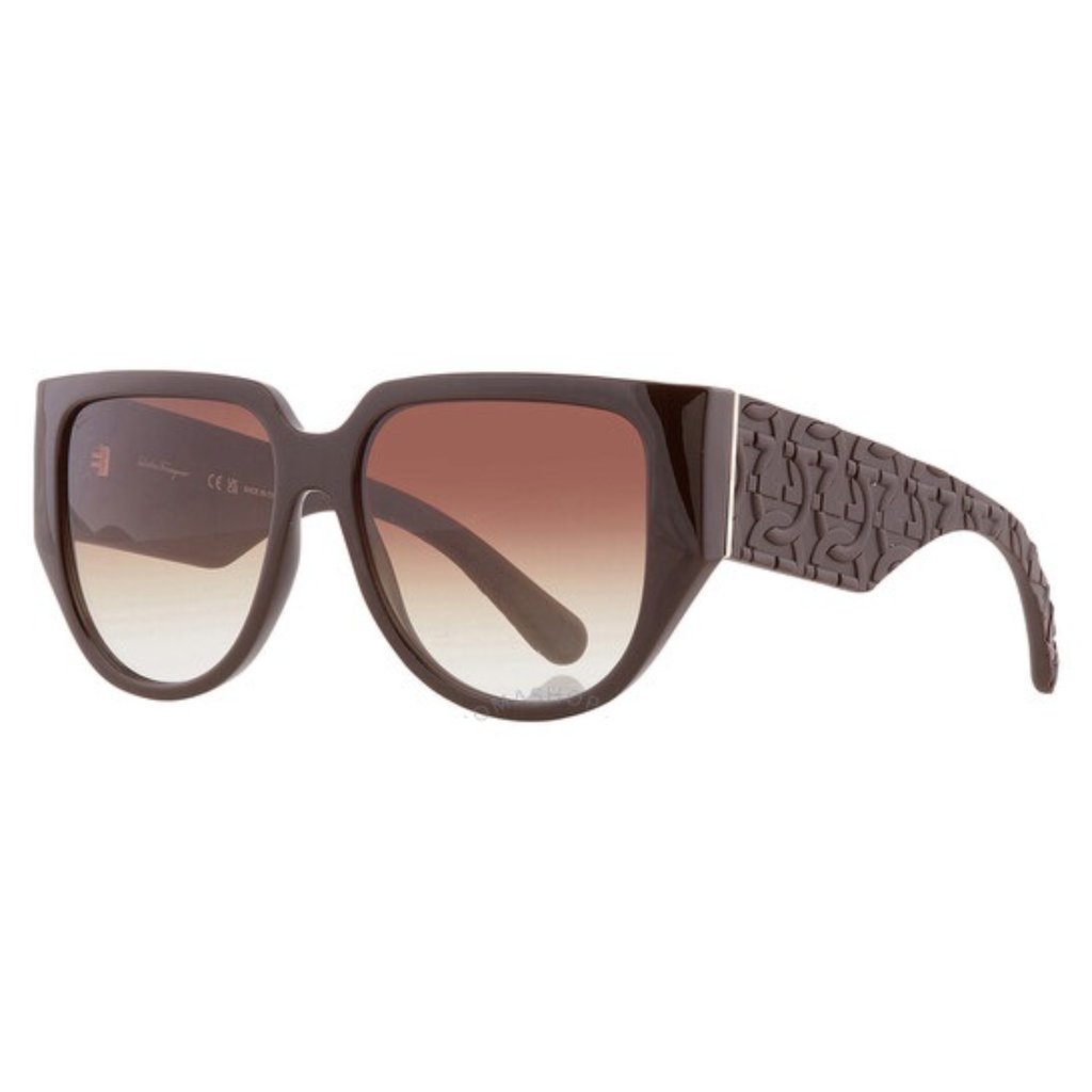 New Salvatore Ferragamo Sunglasses Sf1088se 208 5716 140 Brown Brand New
